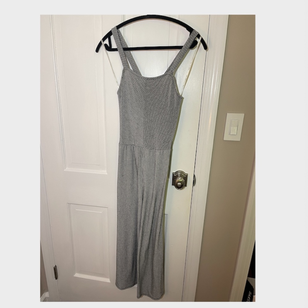 Striped Thin Strapped Jumpsuit